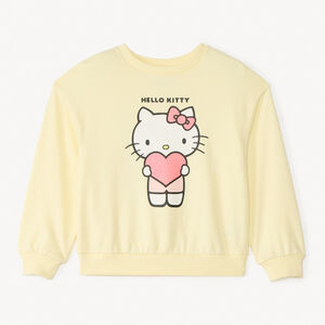 Sweat molleton oversize Hello Kitty pour fille 