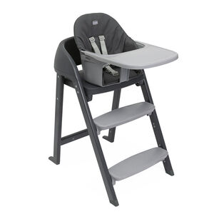 Chaise haute évolutive Crescendo Up Etna Black Re_Lux 