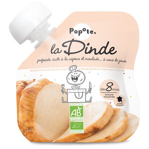Gourde à la dinde bio - 60g 