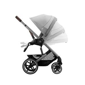 Poussette Balios S Lux 2023 - Châssis Silver / Siège Lava Grey 