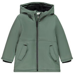 Parka gomme doublée micropolaire pour garçon 