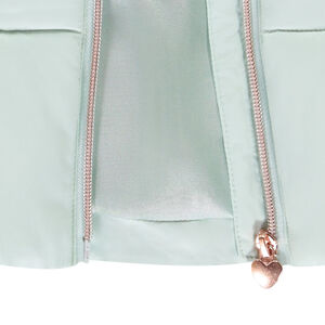 Doudoune sans manches uni en toile mat pour fille  