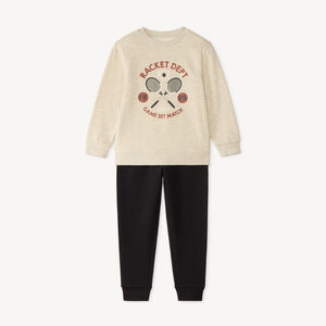 Ensemble de jogging molleton garçon print fantaisie 