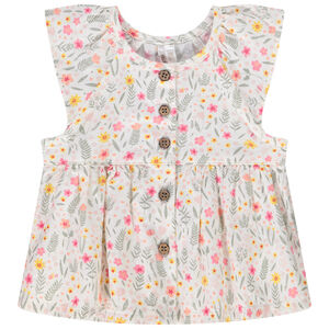 Top imprimé floral pour bébé fille 