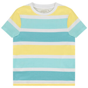 T-shirt manches courtes à rayures pour garçon 