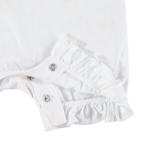 Combinaison courte en coton imprimée étoiles  