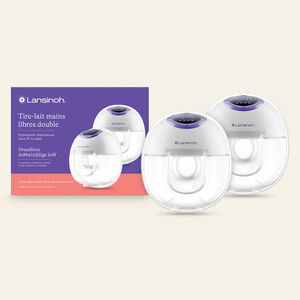 Tire-lait mains libres Double Blanc 