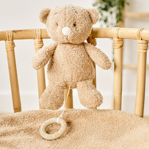 Peluche musicale bébé ours - 25cm - Fanfan - teddy Caramel 
