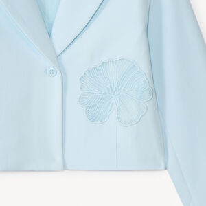 Veste en toile style blazer uni fille 