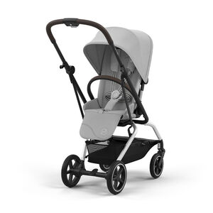 Poussette à siège rotatif Eezy S Twist+ 2 silver/fog grey 