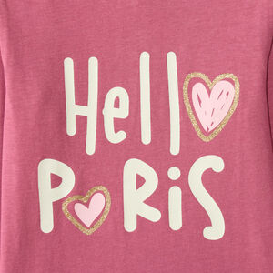 Lot de 5 t-shirts manches longues bébé fille print fantaisie 