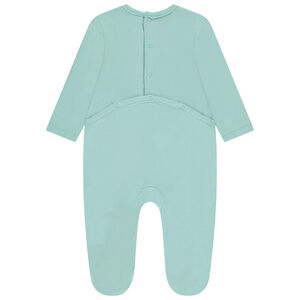 Dors-bien uni avec animal brodé pour bébé garçon 