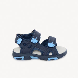 Sandales à scratch bleu garçon 