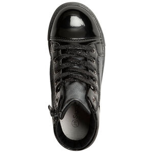 Bottillons argentés et vernis pour enfant fille 