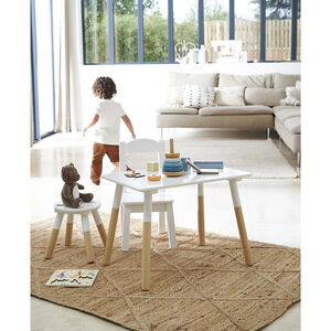 Table maternelle blanche 