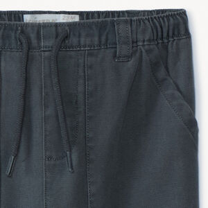 Pantalon uni à poches plaquées pour bébé garçon  