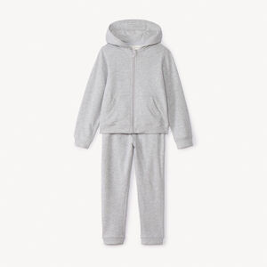 Ensemble jogging en molleton uni pour fille 