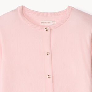 Gilet en tricot uni fille 