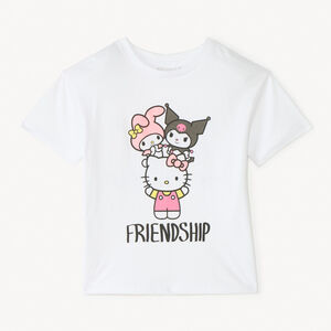 T-shirt manches courtes Hello Kitty pour fille 