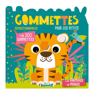 Livre Gommettes sur Les animaux du monde 