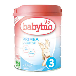 Lait en poudre 3ème âge au lait de vache bio Primea 3 - 800g 