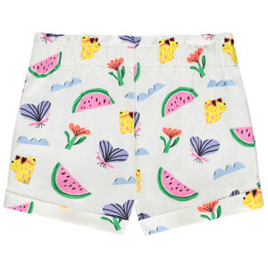 Short en jersey imprimé fantaisie pour bébé fille 