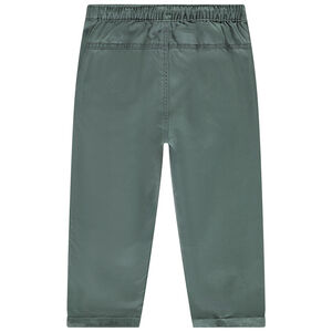 Pantalon droit en toile unie pour bébé garçon 