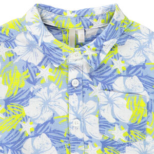 Chemise manches courtes imprimé fleuri pour bébé garçon 