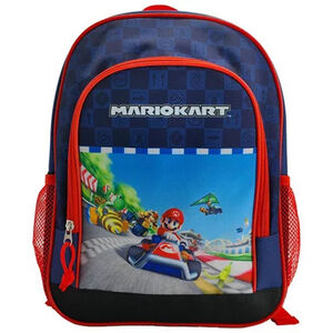 Cartable Mario Kart 38 cm - Bleu marine 