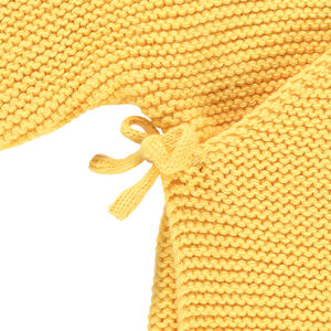 Gilet en tricot uni coton pour bébé garçon 