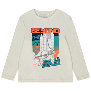 T-shirt manches longues print fantaisie pour garçon 