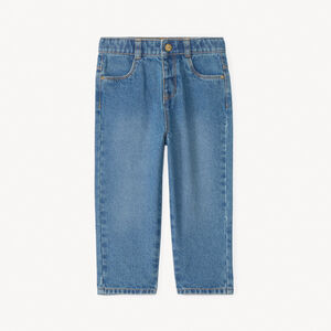 Jean large à motif 3D baleine pour bébé garçon 