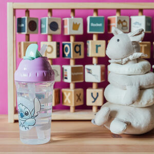 Gobelet à paille antifuite 295ml Stitch Disney 