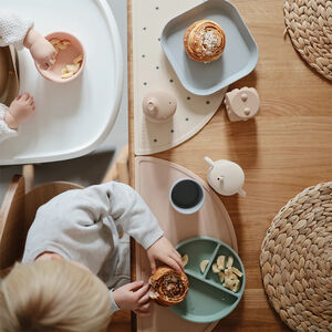 Lot de 2 assiettes carrées - Blush 
