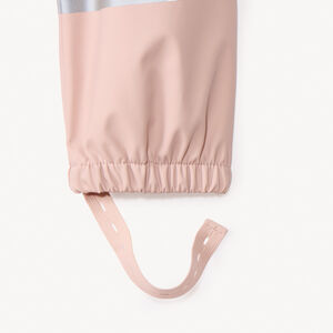 Pantalon de pluie en gomme avec bandes iridescentes pour fille 