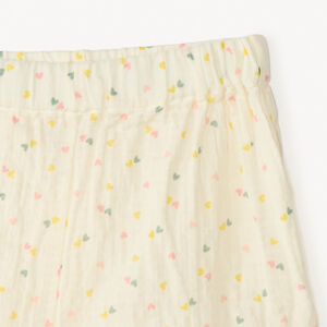 Ensemble court 2 pièces débardeur + short imprimé cœur pour bébé fille  