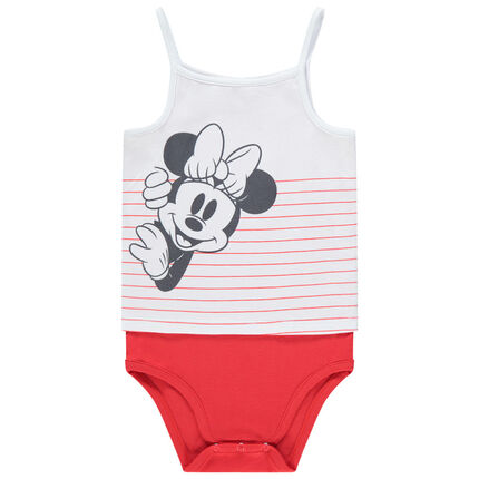 Body A Fines Bretelles Print Minnie Disney Pour Bebe Fille Orchestra Fr