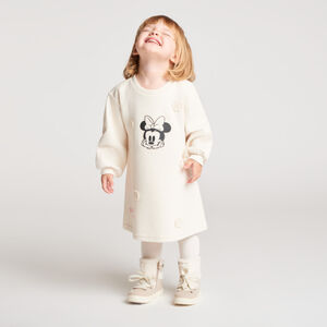 Robe molleton bébé fille broderie Minnie Disney 