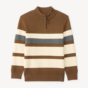 Pull en tricot rayé garçon 