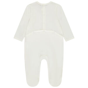Dors-bien uni avec animal brodé pour bébé garçon 
