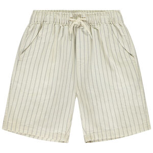 Bermuda en toile rayée pour garçon 