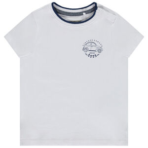 T-shirt manches courtes print voiture pour bébé garçon 