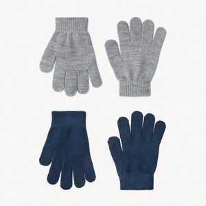 Lot de 2 paires de gants magiques en tricot pour enfant garçon 