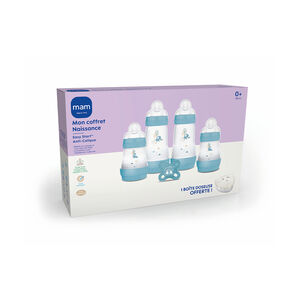 Kit de naissance Ocean 4 Biberons + 1 Sucette + 1 Boite Doseuse 