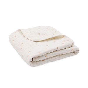 Couverture en gaze de coton 75 x 100 cm Harvest moostone 