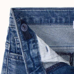 Jean cargo effet délavé à poches pour garçon 