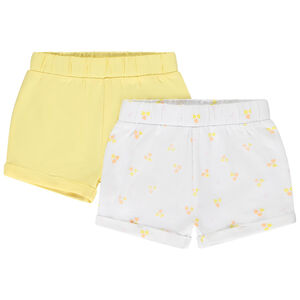 Lot de 2 shorts fantaisies pour bébé fille  