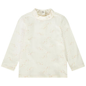 Sous-pull col roulé en jersey fantaisie pour bébé fille 