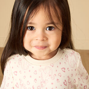 Robe manches longues imprimé Le Roi Lion Disney pour bébé fille 