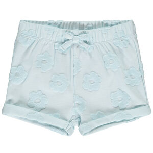 Short avec motif en éponge effet dévorée pour bébé fille  